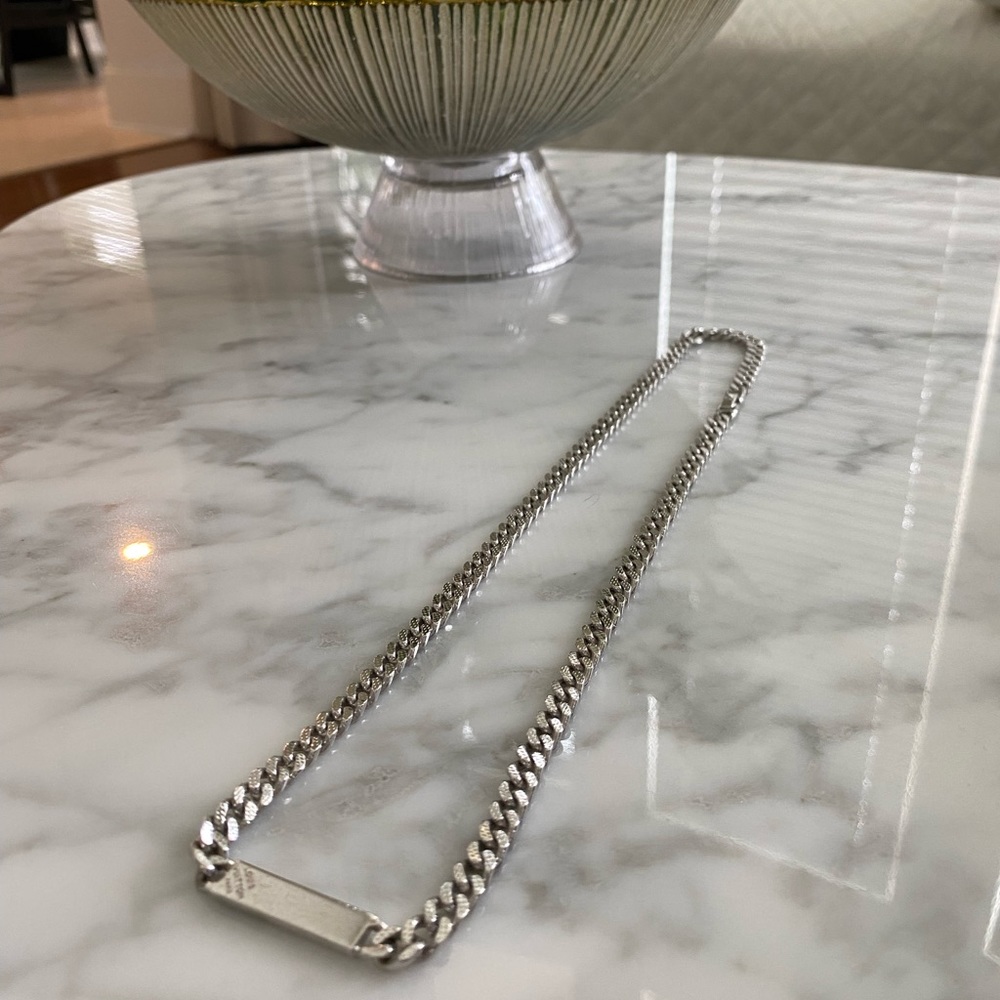 Louis Vuitton Gourmette Curb Link Necklace